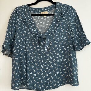 Sezane Pomme Floral Blouse